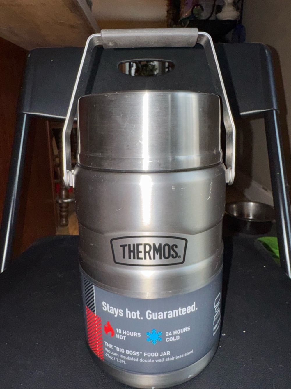Thermos Big Boss Food Jar SK3030 Stainless Steel Vacuum Insulated 47oz NEW